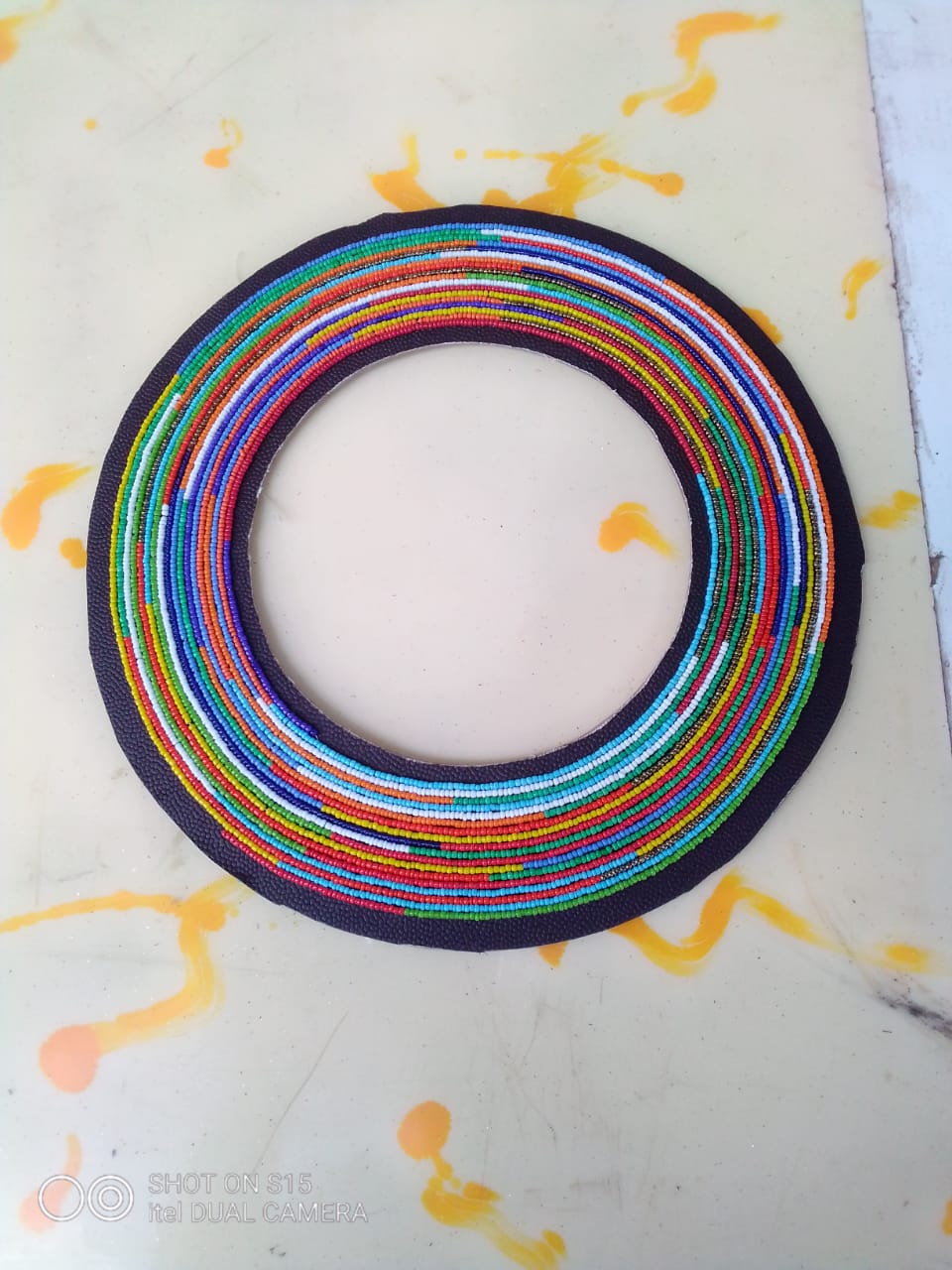 Beaded Mirror Frames (without Mirrors)