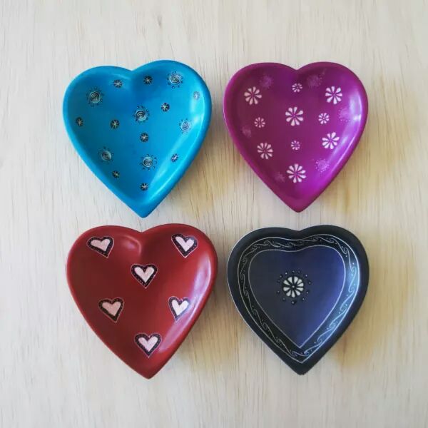 Mini Heart Soapstone Dish