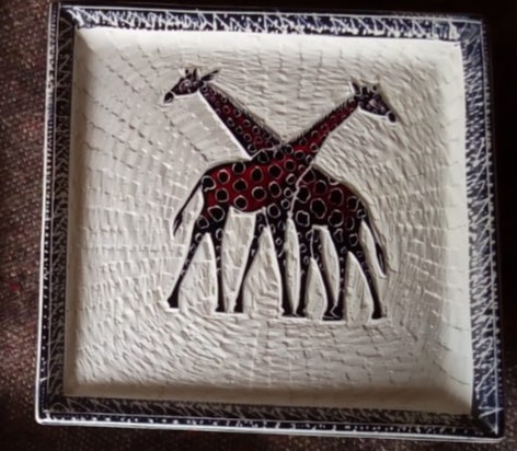 Soapstone Decorative Square Dish