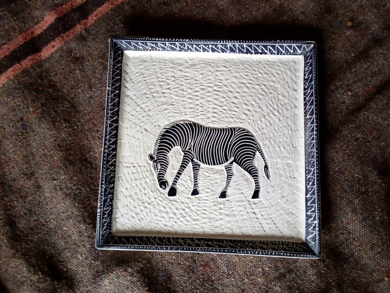 Soapstone Decorative Square Dish