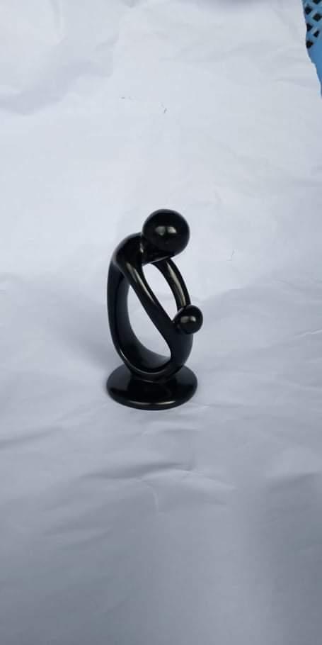 Soapstone Mother &amp; Child Figurine