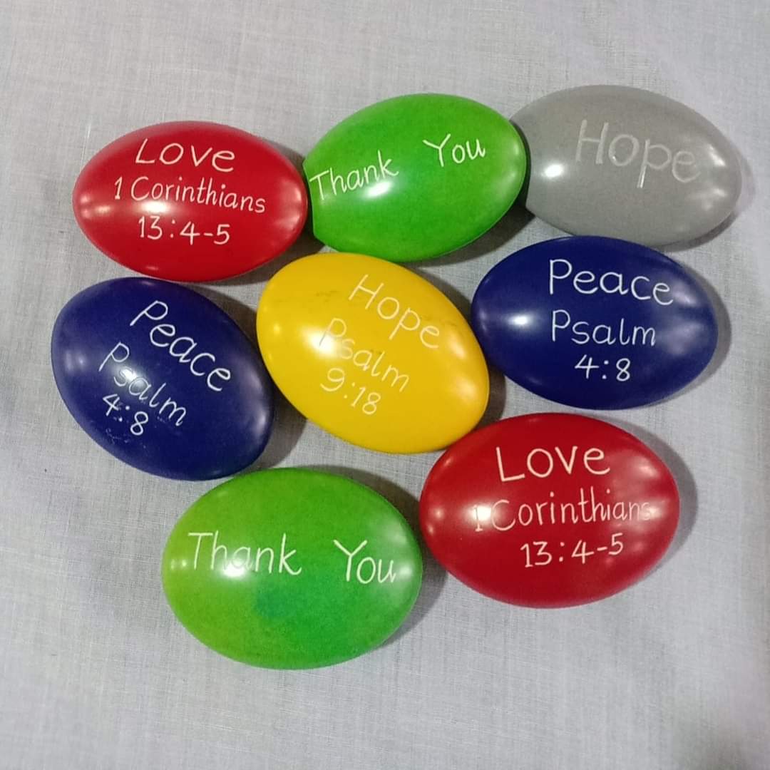Soapstone Faith Pebbles