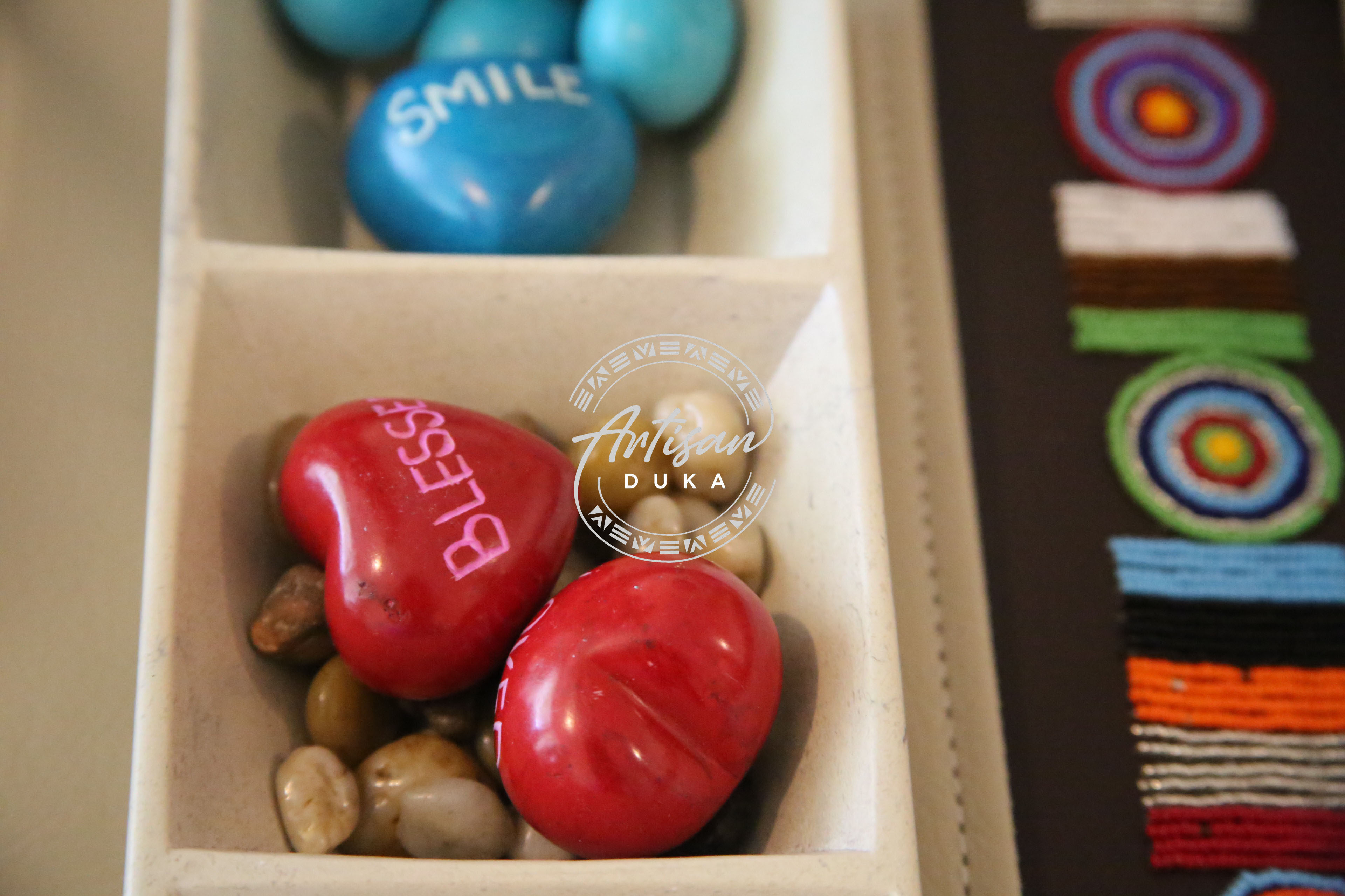 Heart shaped soapstone, soapstone, Kenyan soapstone, African soapstone