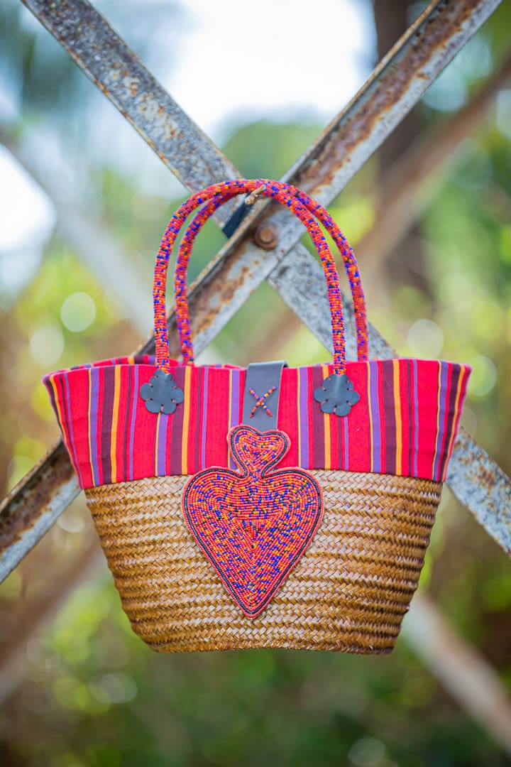 Kikoy basket, Sisal basket, Kenyan kikoy basket, Kenyan basket