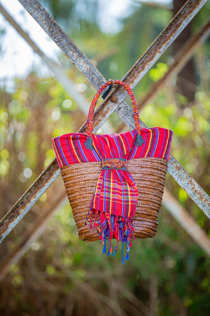Kikoy basket, Sisal basket, Kenyan kikoy basket, Kenyan basket