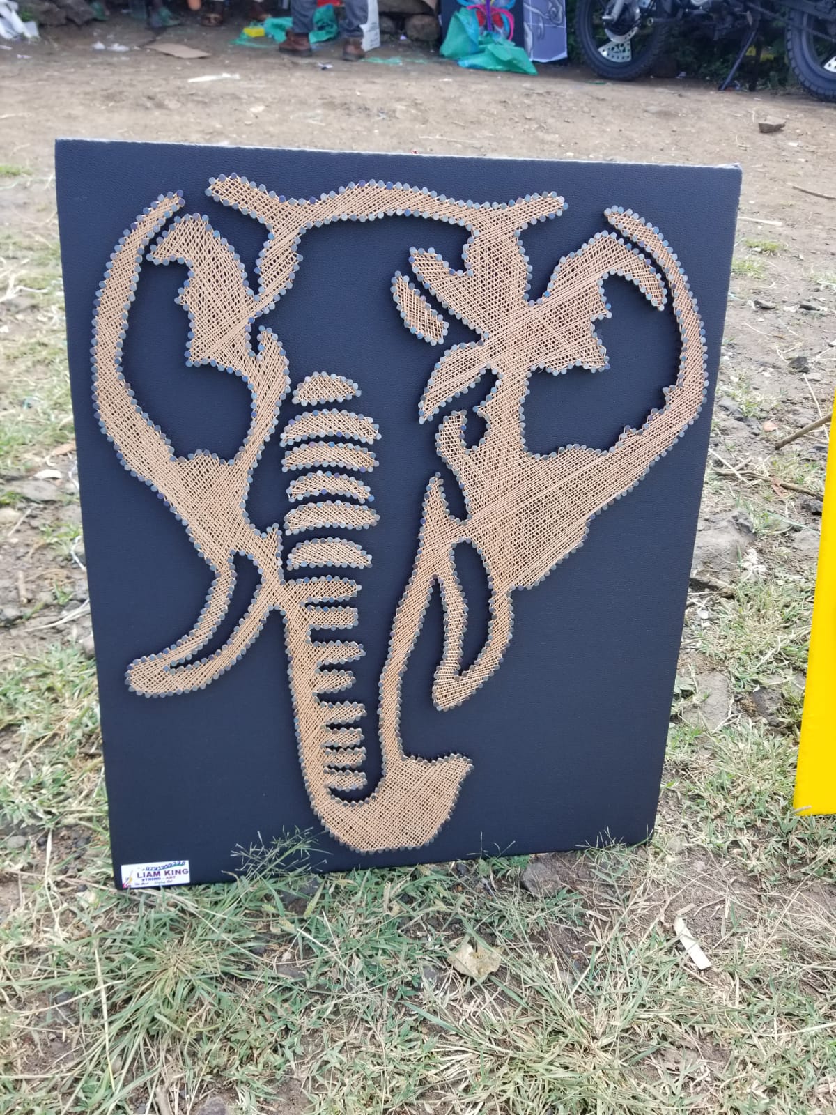 Elephant String Art