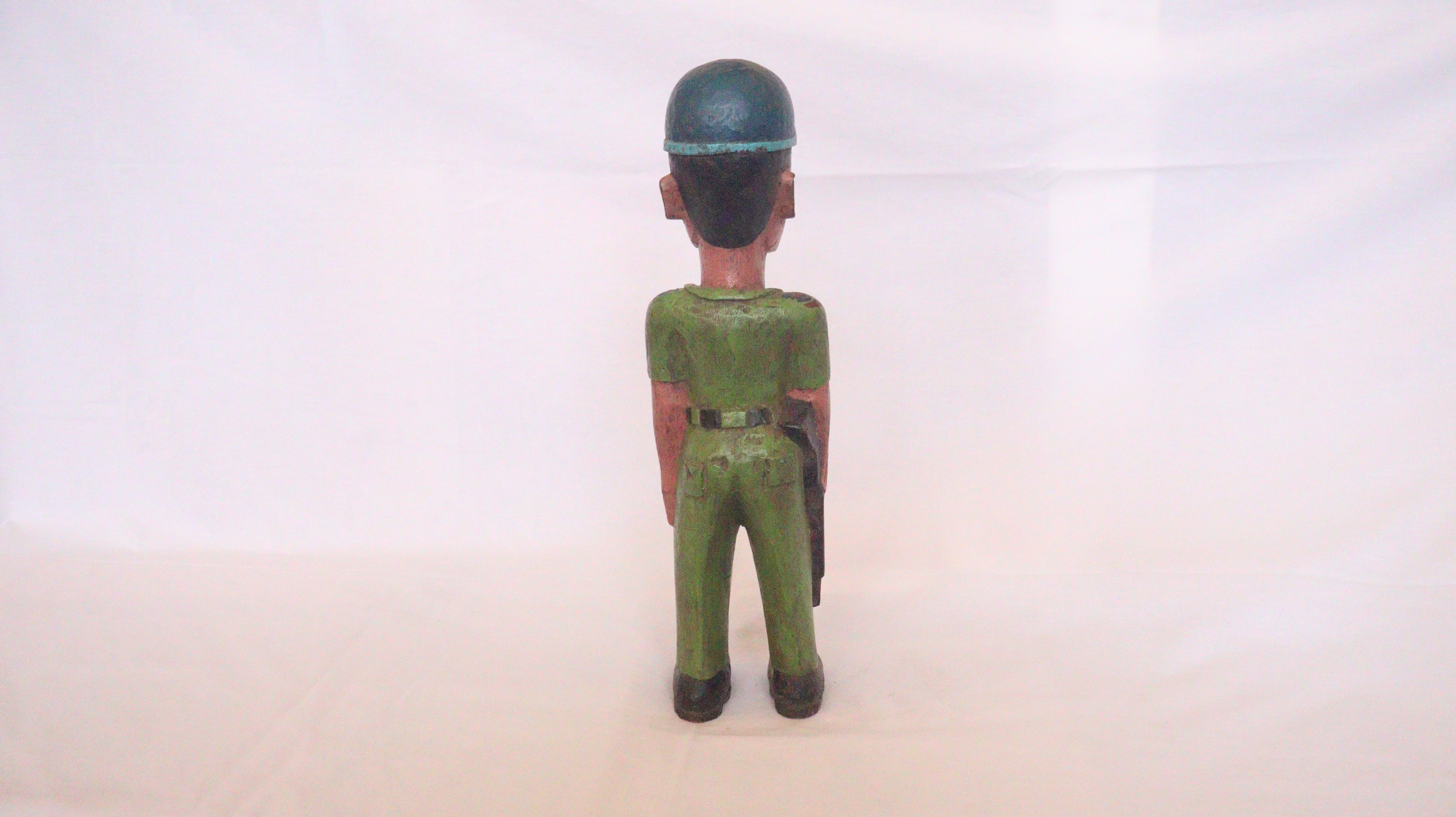 Antiques, Belgium colonial soldier, soldier statue , Belgium soldier statue..