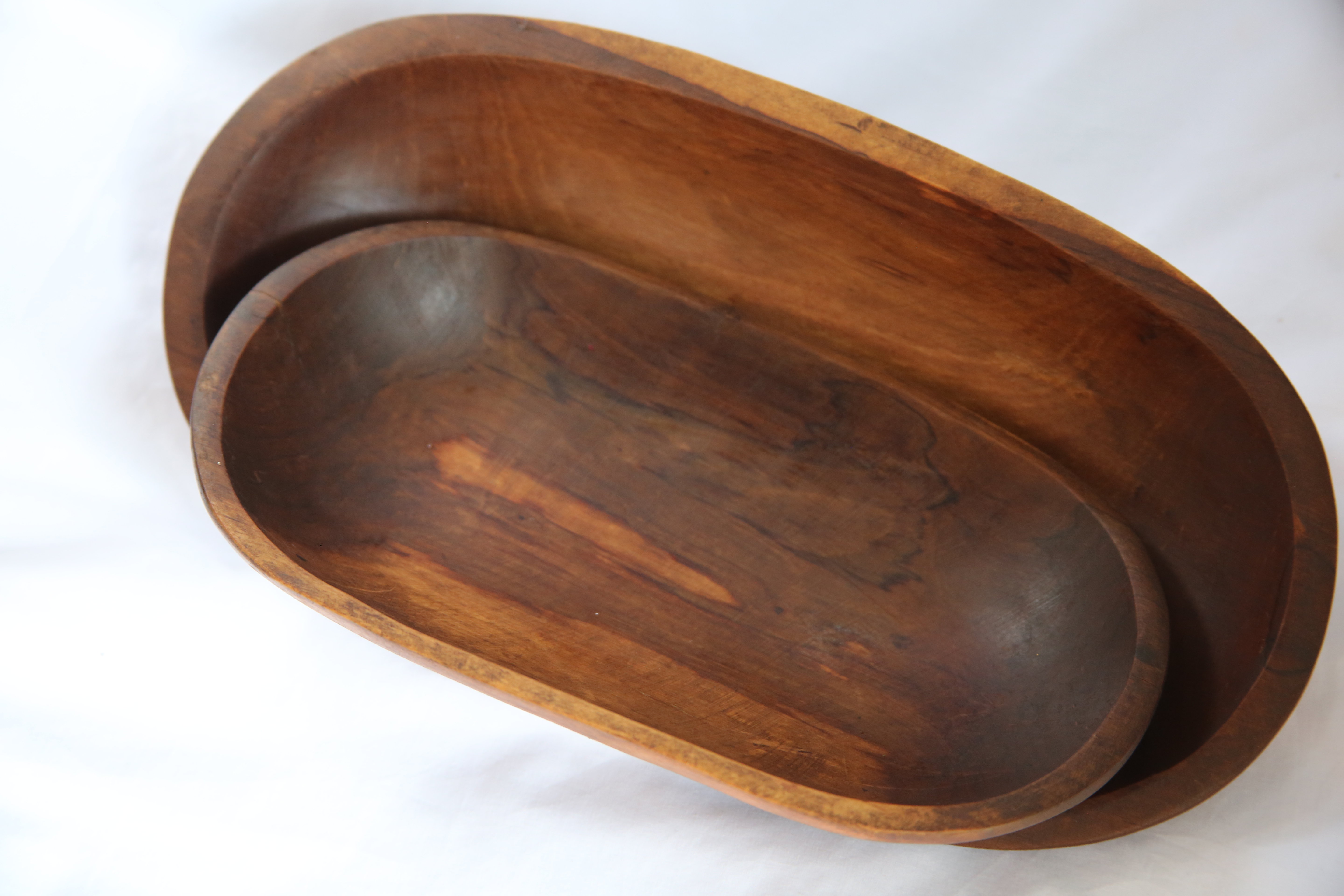 Wooden Dish Server Pair, Wooden servers, Servers