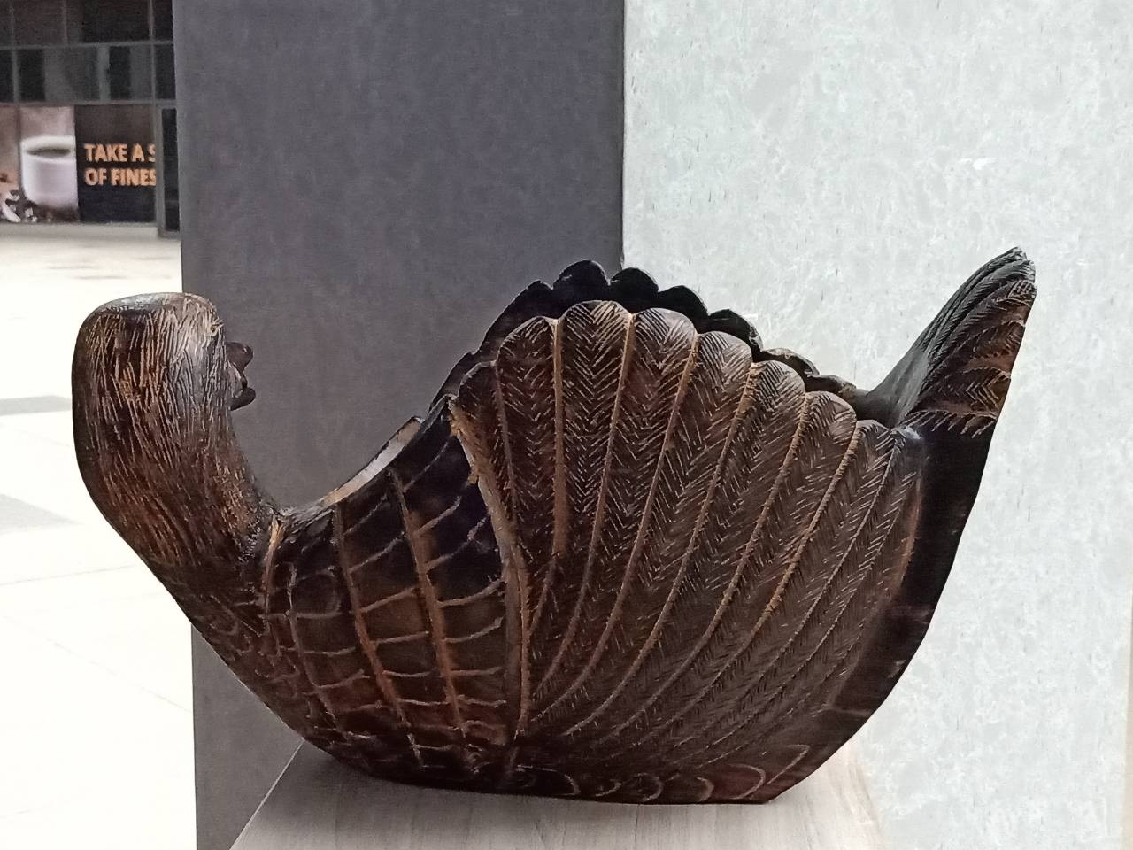 Duck Dish - Jacaranda Wood server, Wooden Server, Duck shaped Server