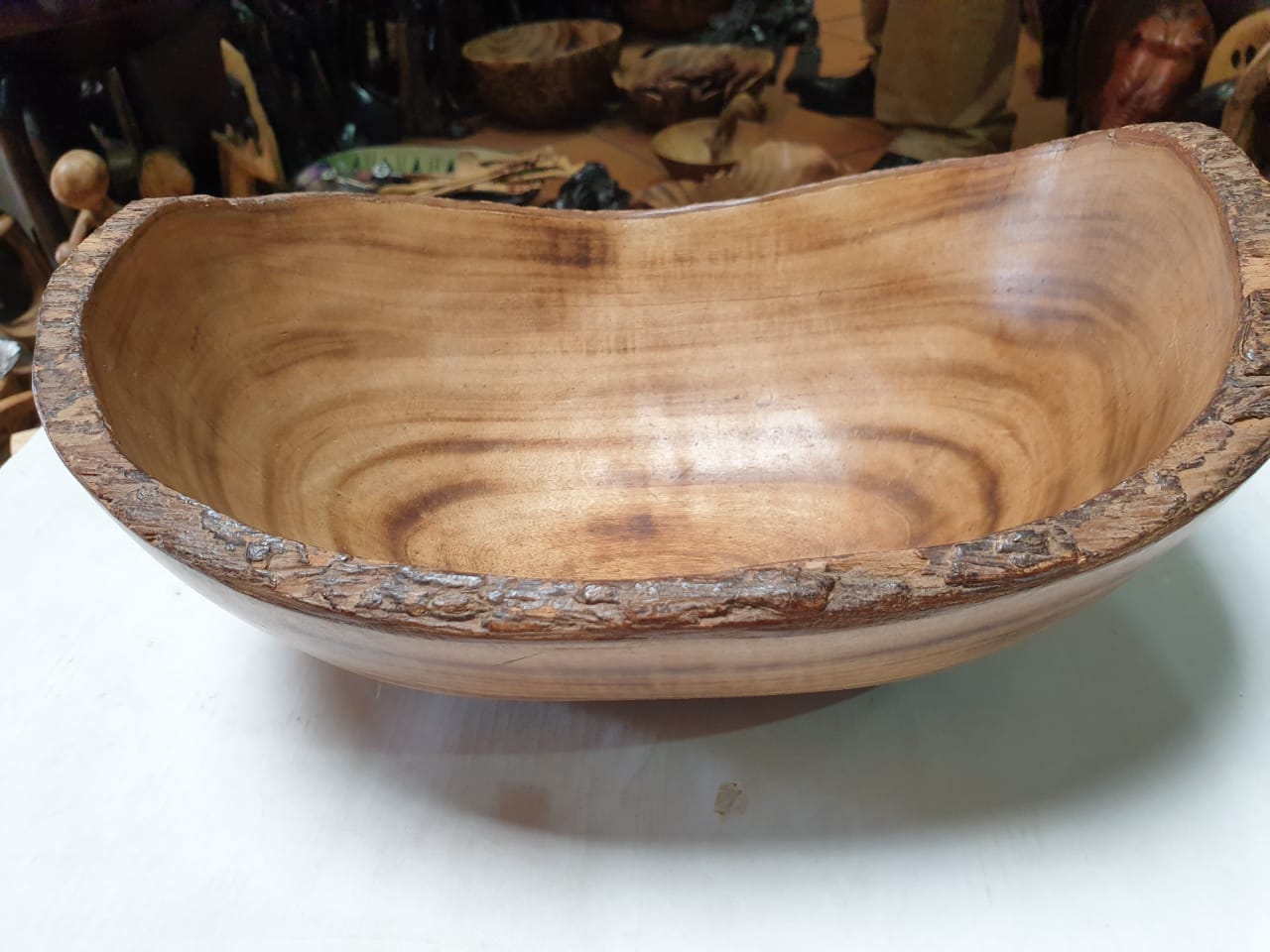 Boat-Shaped Wooden Server, Wooden server, Server