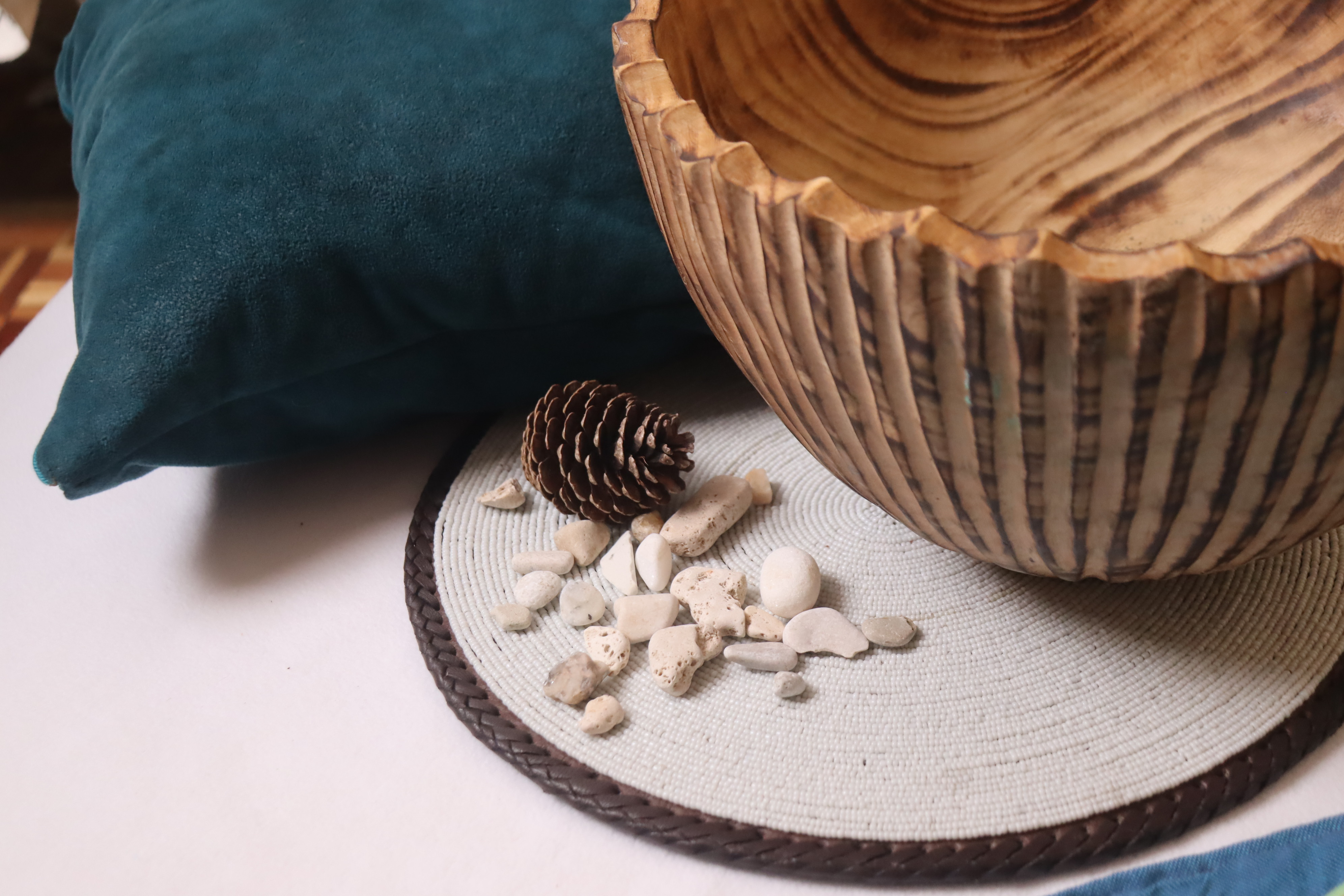 Curvy wooden bowl, Wooden bowl, Bowl
