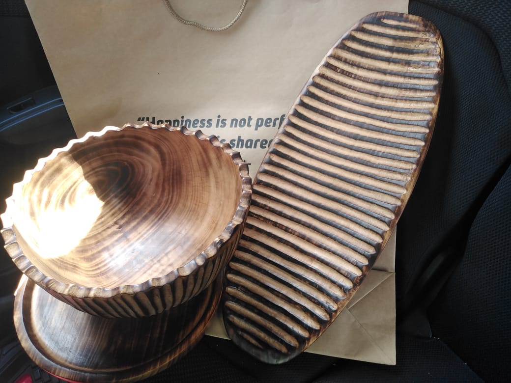 Wooden Server Set, Wooden servers