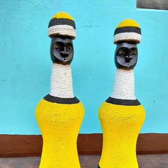 Namji Doll Pair (yellow &amp; white)