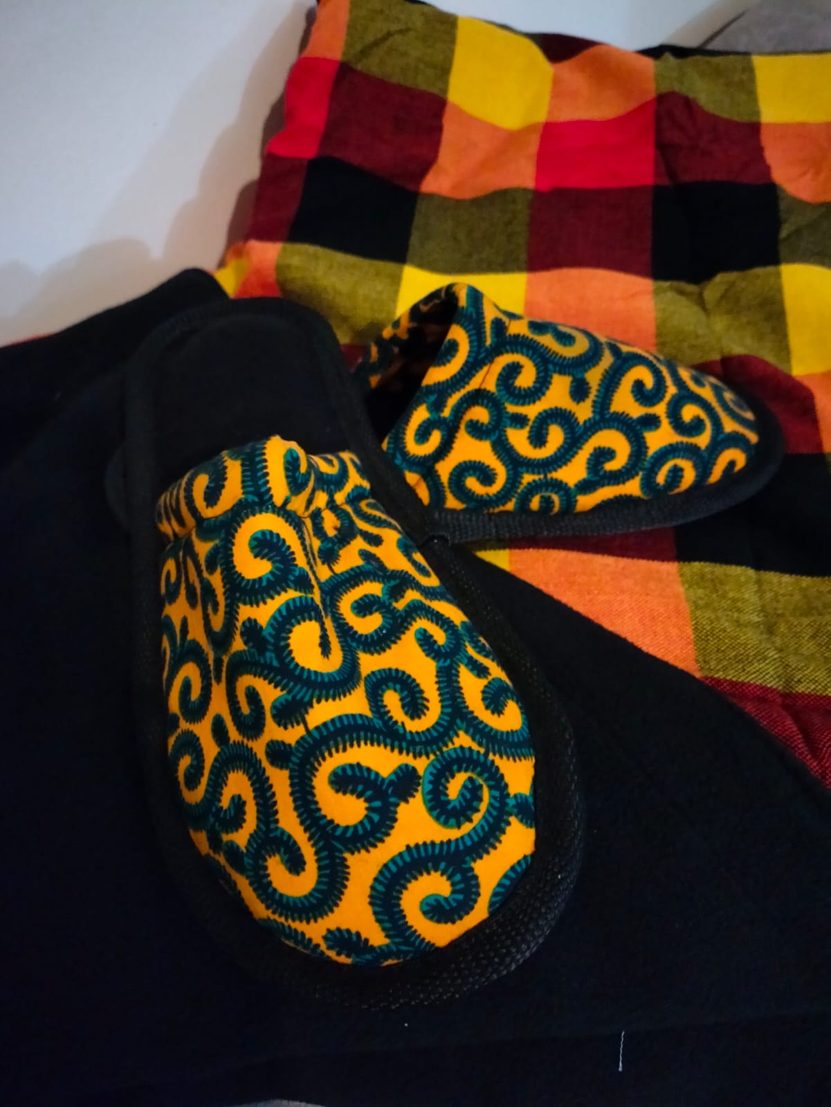 Ankara slippers, Kenyan slippers, African slippers, slippers