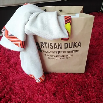 Ankara Trimmed Ponchos