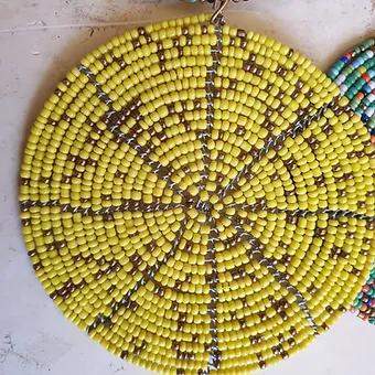 Beaded Maasai Choker Pendant