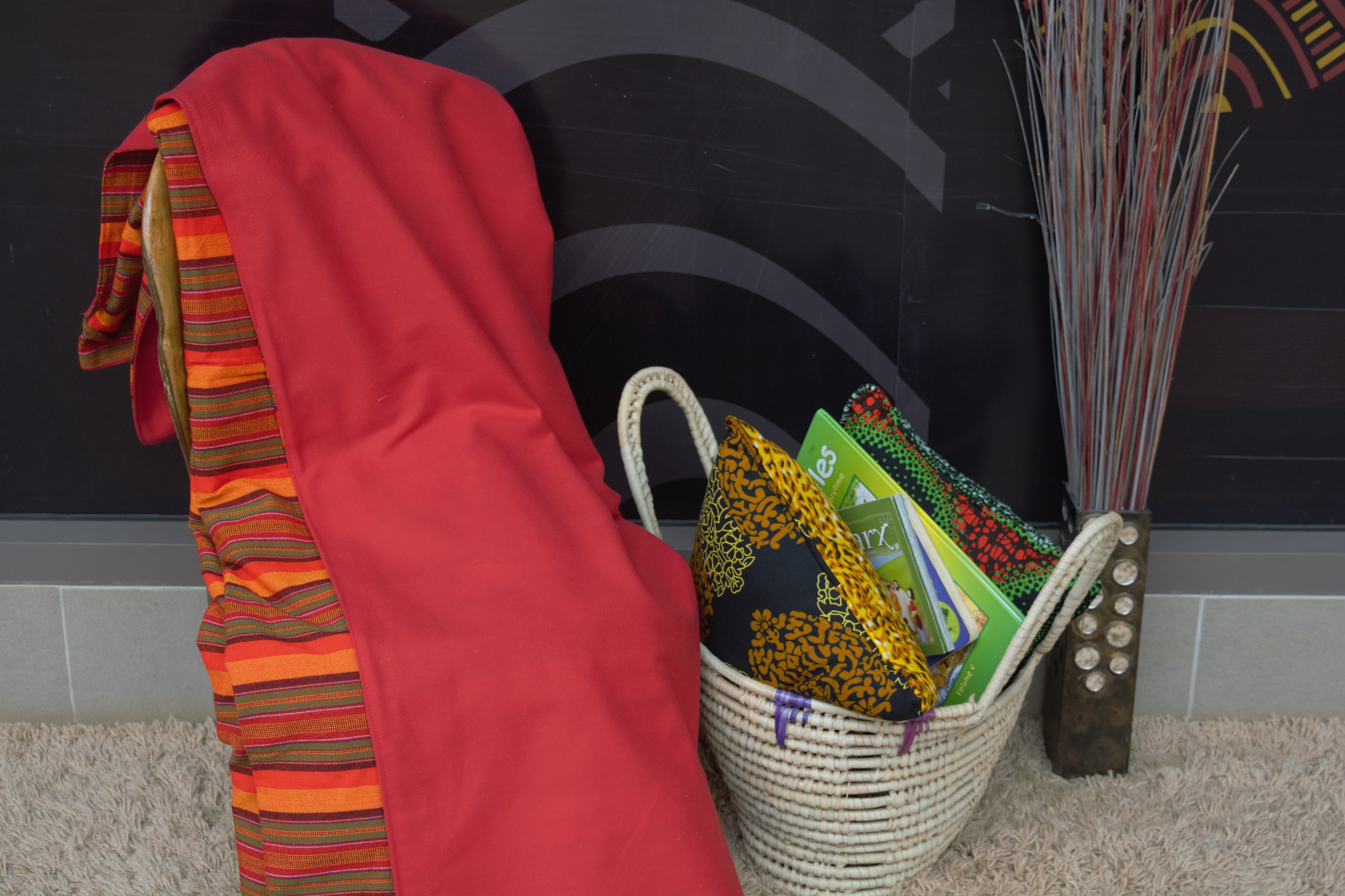 Fleece Lined Maasai Throw Blanket, Fleece blanket, Maasai shuka