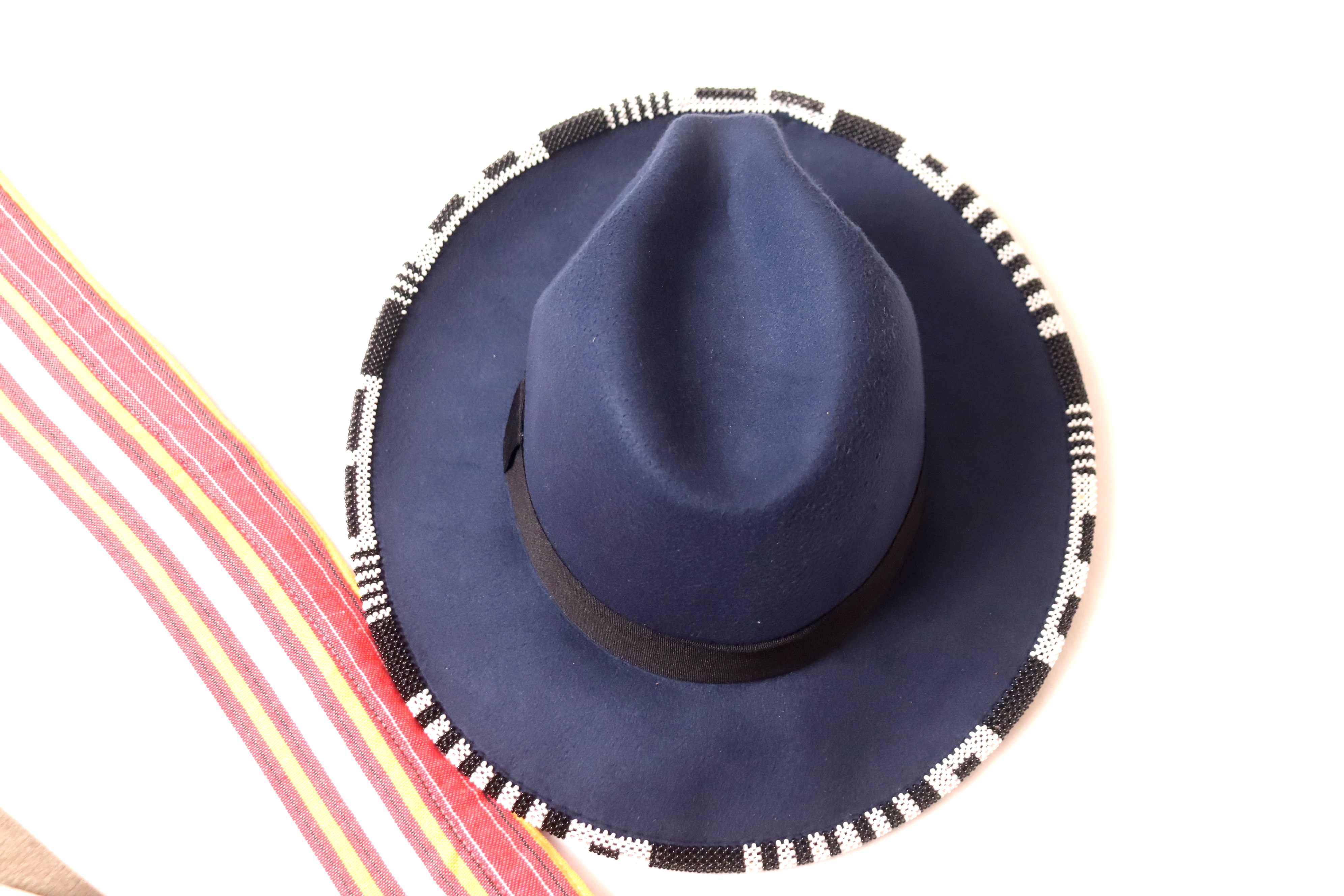 Navy Blue Fedora Hat